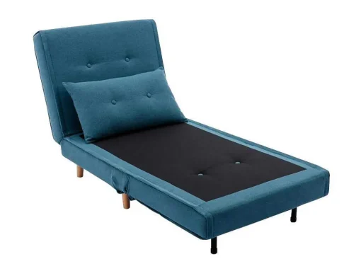 Slaapfauteuil Van Blauwe Stof Uribia