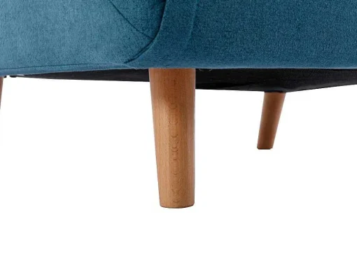 Slaapfauteuil Van Blauwe Stof Uribia