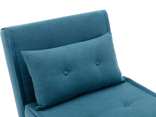 Slaapfauteuil Van Blauwe Stof Uribia