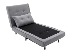 Slaapfauteuil Van Lichtgrijze Stof Uribia