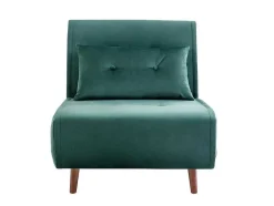 Slaapfauteuil Van Spargroen Velours Uribia