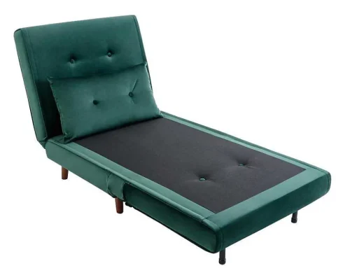 Slaapfauteuil Van Spargroen Velours Uribia