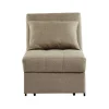 Slaapfauteuil Van Stof Lesna - Beige