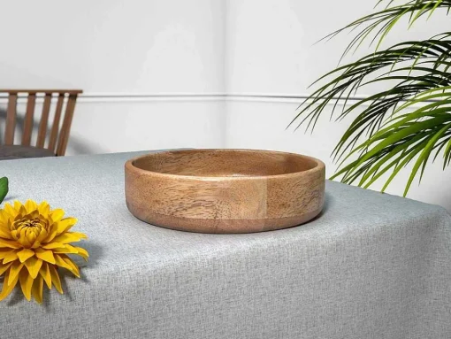 Slakom Van Mangohout - D26,5 X H6,5 Cm - Naturel - Valisa
