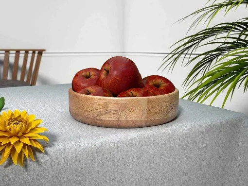 Slakom Van Mangohout - D26,5 X H6,5 Cm - Naturel - Valisa