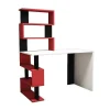 Snap Bureau, Wit, Rood, Zwart, 120X60X148,2 Cm, Epikasa