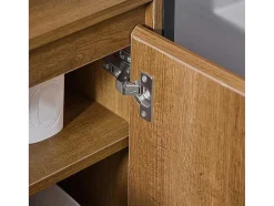 Sobuy Bzr63-Ii-Pf Wastafel Onderkast - Wastafelmeubel - Badkamerkast - Badkamer Onderkast
