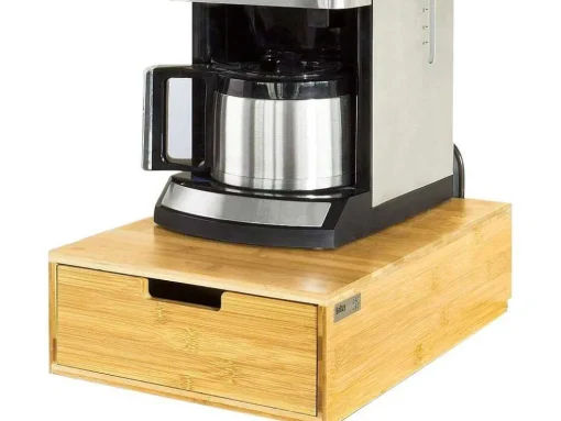 Sobuy Frg83-N Capsulehouder Koffiecapsule Houder Bamboe Theezakjes Koffiezetapparaat Nespresso