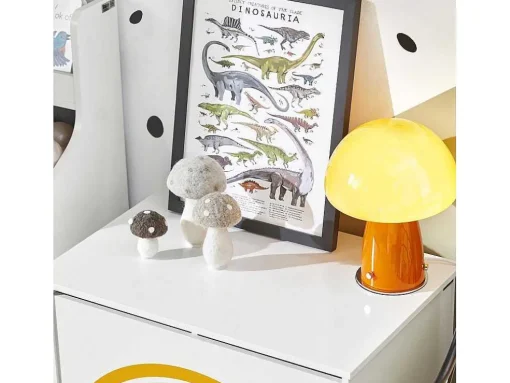 Sobuy Kmb70-W Speelgoedkist Voor Kinderen, Speelgoed Opbergdoos, Opbergkist Met Scharnierend Deksel, Regenboogdesign, Kinderboekenplank
