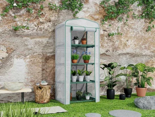 Soepele Mini-Tuin- Of Balkonserre Met Stalen Structuur Tigridia 0,35 M