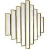 Spiegel In Art-Decostijl Galice - B90 X H120 Cm - Goudkleurig