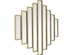 Spiegel In Art-Decostijl Galice - B90 X H120 Cm - Goudkleurig