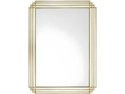 Spiegel In Art-Decostijl Samba - B80 X H110 Cm - Goudkleurig