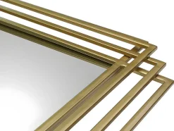 Spiegel In Art-Decostijl Samba - B80 X H110 Cm - Goudkleurig