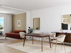 Spiegel In Art-Decostijl Samba - B80 X H110 Cm - Goudkleurig