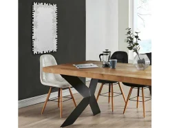 Spiegel Lola 120 X 2 X 57 Cm - Roestvrij Staal En Mdf - Zilverkleurig