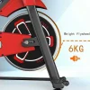 Spin Bike Met Verstelbare Zitting En Stuur, Hometrainer Met Verstelbare Weerstand En Lcd Display