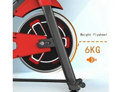 Spin Bike Met Verstelbare Zitting En Stuur, Hometrainer Met Verstelbare Weerstand En Lcd Display