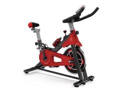 Spin Bike Met Verstelbare Zitting En Stuur, Hometrainer Met Verstelbare Weerstand En Lcd Display