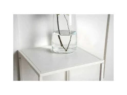 Staal Bijzettafel 38X37 Cm Wit.
