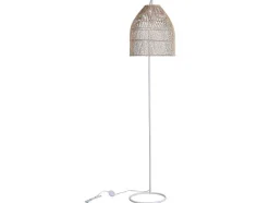 Staande Lamp Etnische Stijl Van Ijzer En Rotan - H 177 Cm - Parnaiba