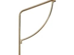 Staande Lamp Met Boog - Art-Decostijl Van Koper En Marmer - Velours - H164 Cm - Blauwgroen - Nour