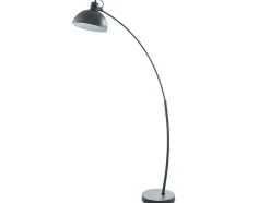 Staande Lamp Met Boog Met Vintage-Stijl Delphe - Ijzer - 62 X 25 X 177 Cm - Zwart