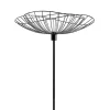 Staande Lamp Met Rechte Kabelbuis - Metaal - H 160 Cm - Zwart - Mania