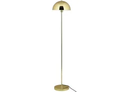Staande Lamp Met Vintage Messingeffect - D 30 Cm X H 149 Cm - Goudkleurig - Ontario
