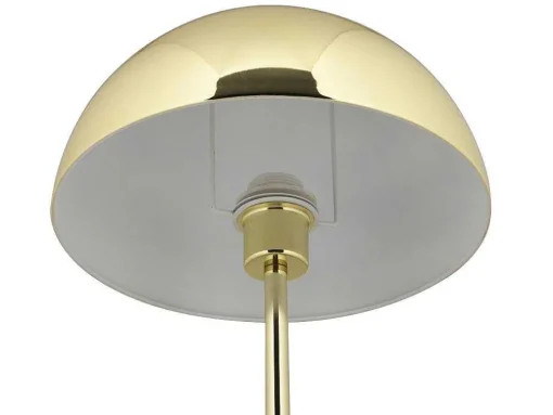Staande Lamp Met Vintage Messingeffect - D 30 Cm X H 149 Cm - Goudkleurig - Ontario