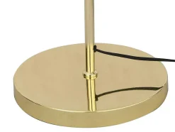 Staande Lamp Met Vintage Messingeffect - D 30 Cm X H 149 Cm - Goudkleurig - Ontario