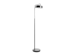 Staande Lamp Met Vintage-Stijl Van Metaal - H154 Cm - Zwart En Goudkleurig - Otilie