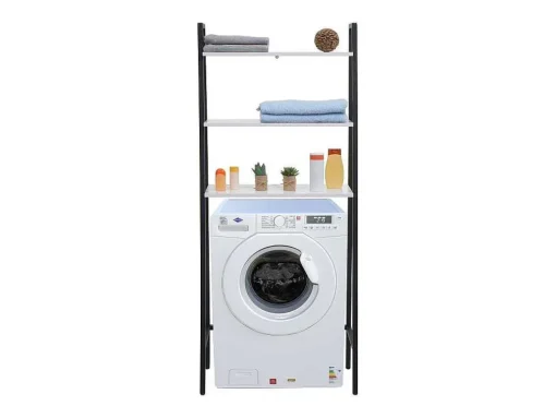 Staande Plank Mcw-K82, Marmer Look Wit