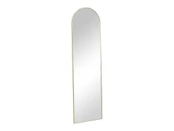 Staande Spiegel Met Boog Van Metaal - L50 X H170 Cm - Goudkleurig - Mailen