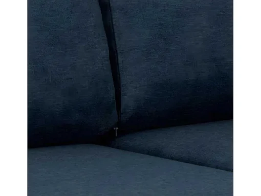 Stan Slaapbank, Hoek Rechts Met Chaise Longue Links, In Blauw.
