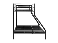 Stapelbed Elevatio Iv - 90 En 140 X 190 Cm - Staal - Zwart