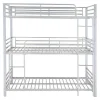Stapelbed Elouan - 3 X 90 X 190 Cm - Grijs