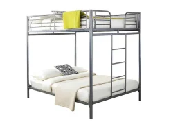 Stapelbed Gemini Ii - 2X140X190Cm - Zilver