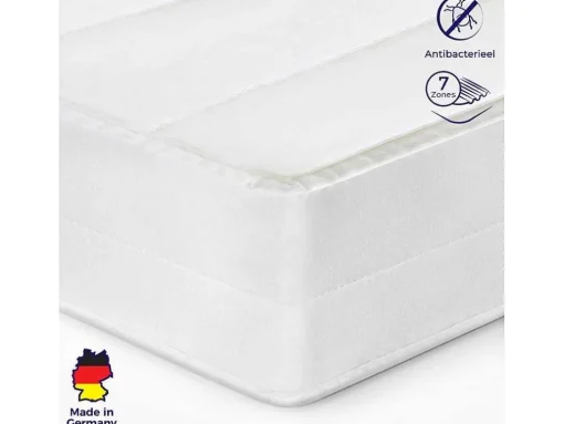 Stevig Ondersteunend Matras - Matras Met 7 Zones En Wasbare Hoes - 180X200 Cm