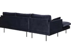 Sunny Bank 2 Personen Met Chaise Longue, Naar Links Gericht Donkerblauw.