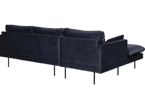 Sunny Bank 2 Personen Met Chaise Longue, Naar Links Gericht Donkerblauw.