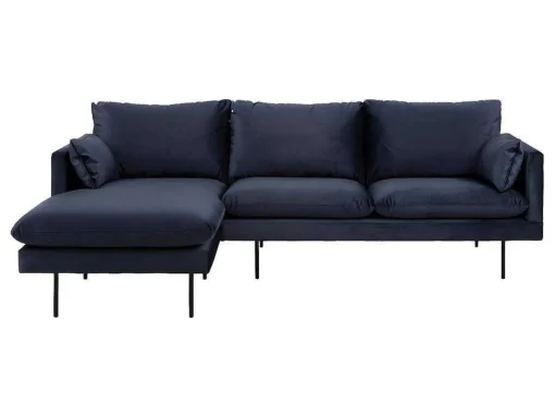 Sunny Bank 2 Personen Met Chaise Longue, Naar Links Gericht Donkerblauw.