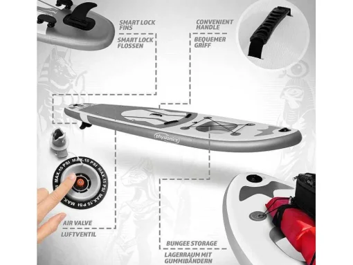 Sup Board Anubis 305 Cm - Zilver - Incl. Accessoires
