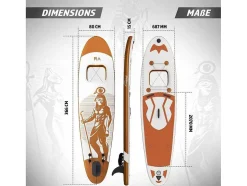 Sup Board Bastet 366 Cm - Rose Goud - Incl. Accessoires
