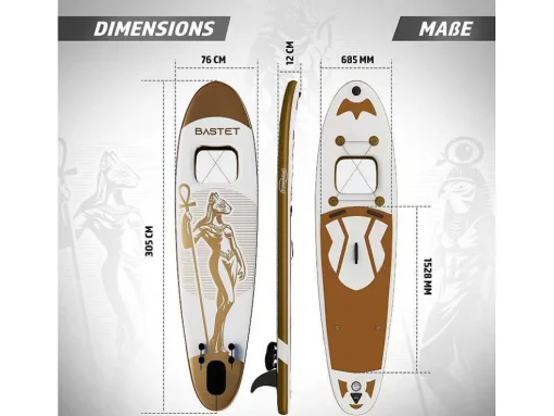 Sup Board Gold Ra 305 Cm - Goud - Incl. Accessoires
