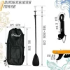 Sup Board Kraken 366 Cm - Oranje - Incl. Accessoires