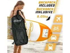 Sup Board Kraken 320 Cm - Oranje - Incl. Accessoires
