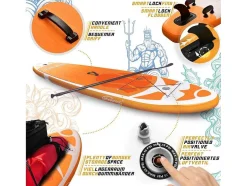 Sup Board Kraken 305 Cm - Oranje - Incl. Accessoires