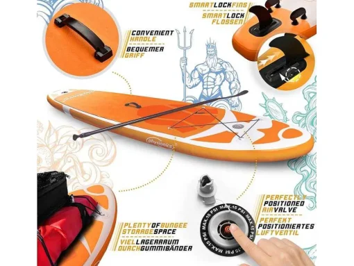 Sup Board Kraken 305 Cm - Oranje - Incl. Accessoires