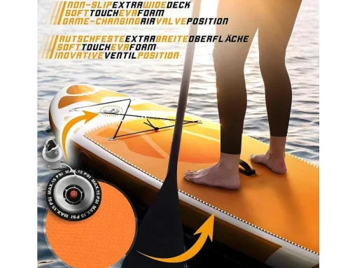 Sup Board Kraken 320 Cm - Oranje - Incl. Accessoires